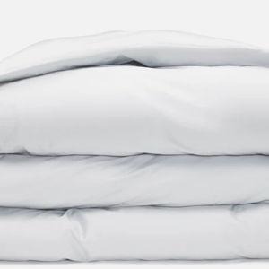 Luxe Sateen Duvet Set King; Color-Cloud