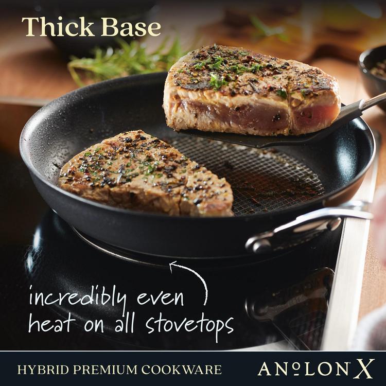 Anolon X Hybrid Nonstick Induction Cookware Set, 10 Piece - Macy's