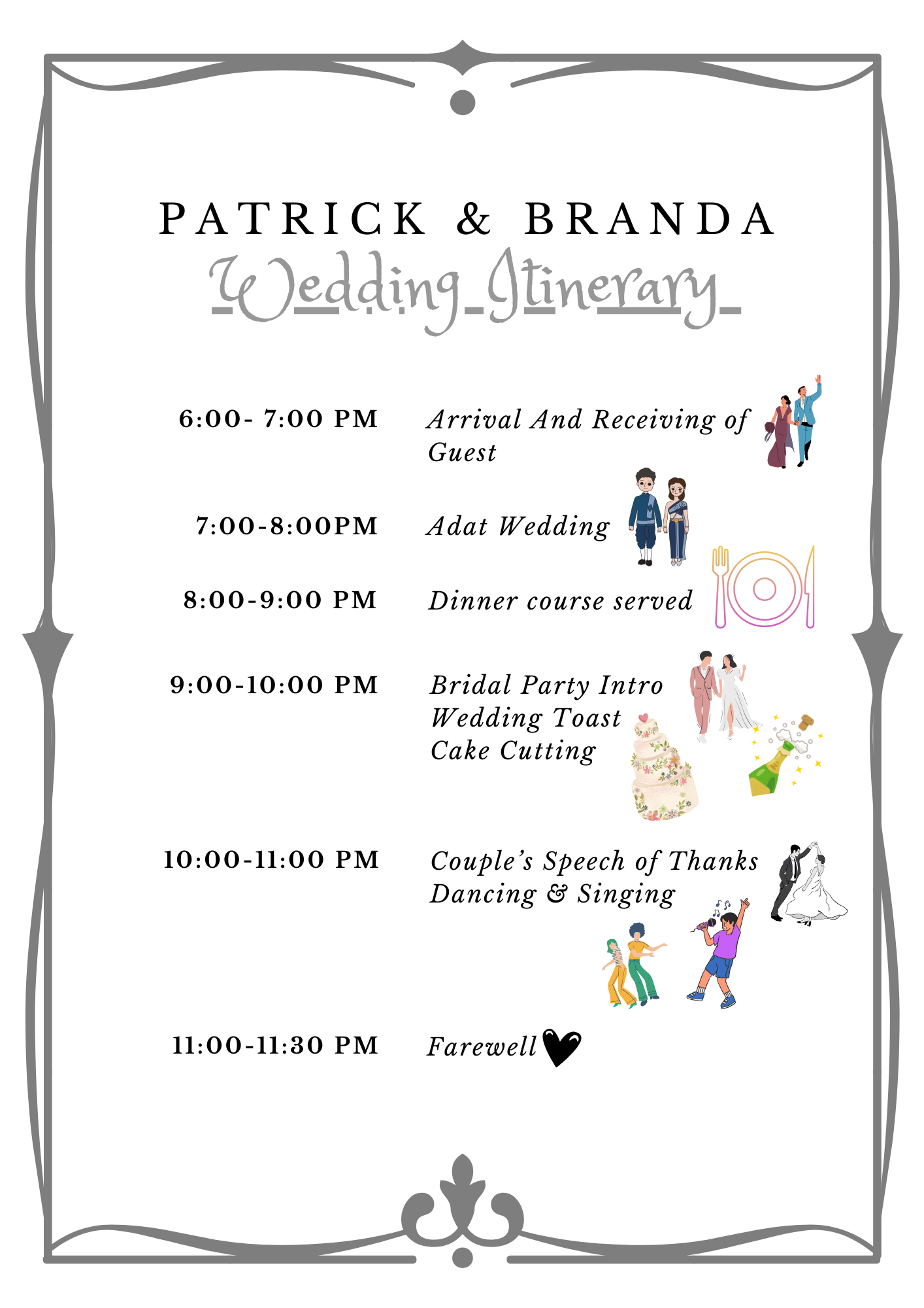 The Wedding Website of Branda Litad and Patrick Bilong