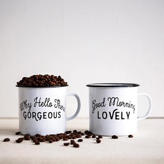 Urban Homestead Enamel 2-Piece Mug Set