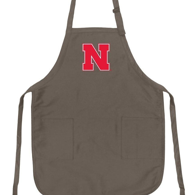 Broad Bay University of Nebraska Apron BEST Nebraska Huskers Logo Gift for Man or Woman Him Her
