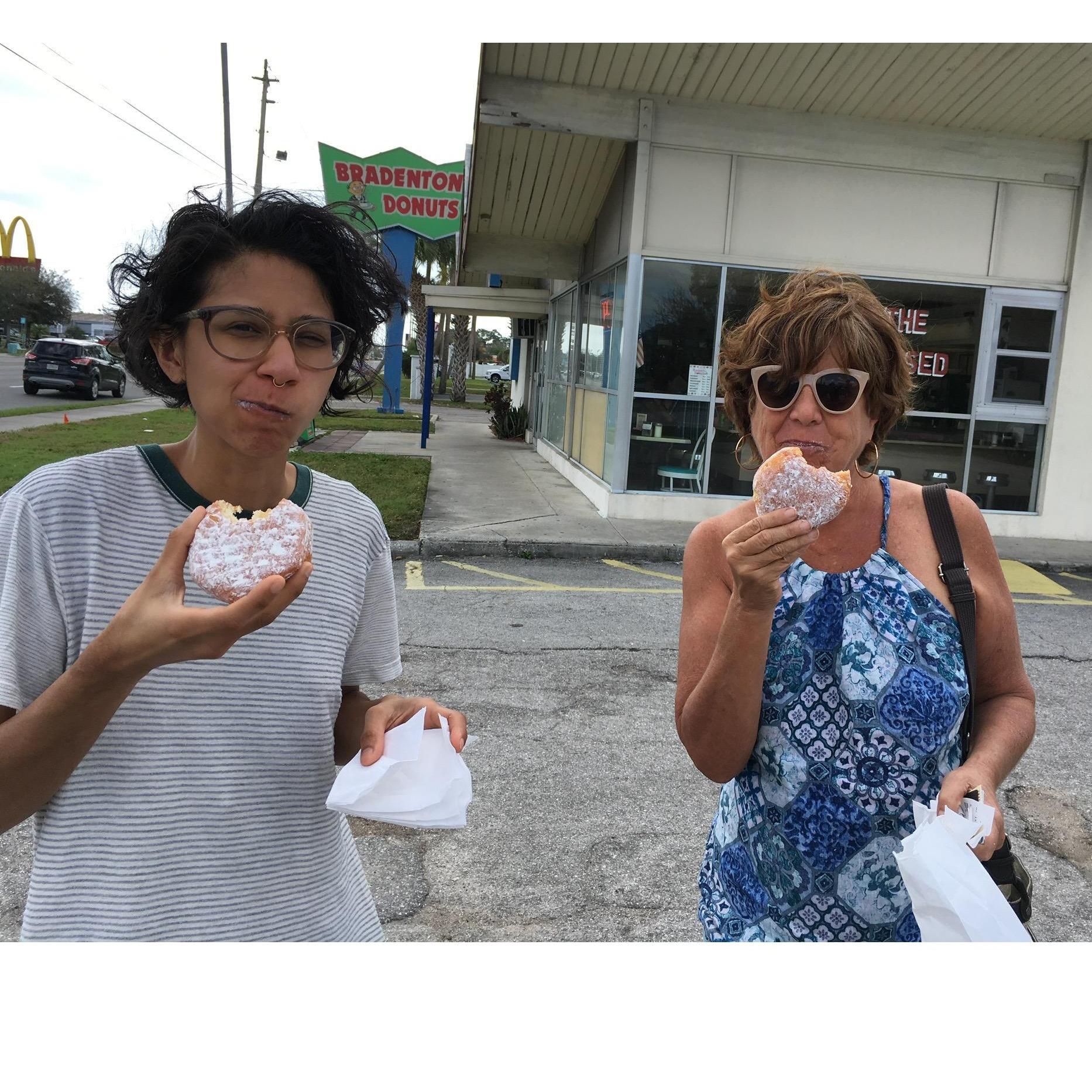 Having the best doughnuts with Ellen