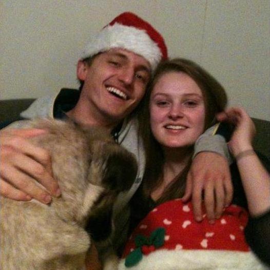 Our first Christmas together, 2011.