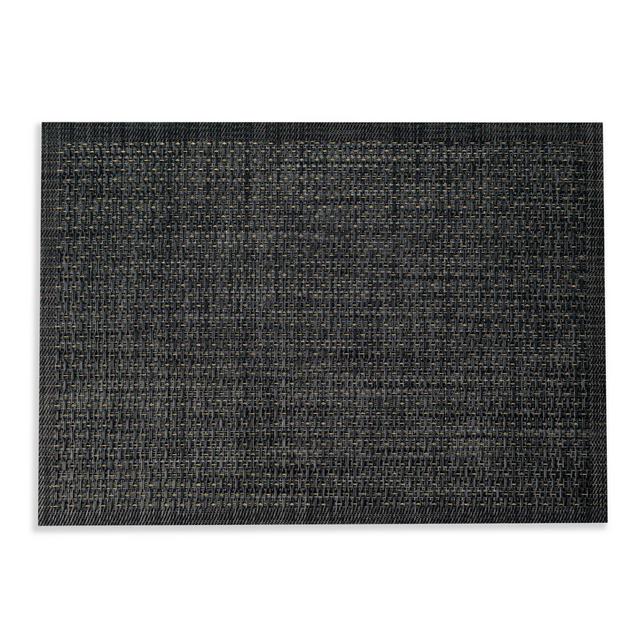 Studio 3B™ Harper Woven Vinyl Placemats in Ebony (Set of 4)