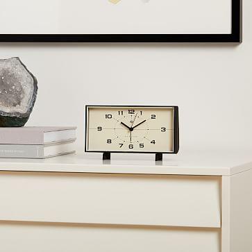Newgate Wideboy Analog Alarm Clock - White