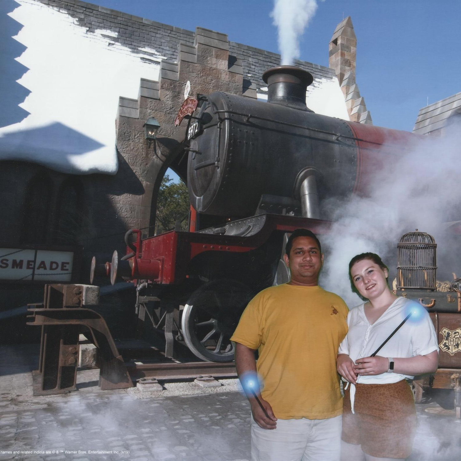 All aboard the Hogwarts express