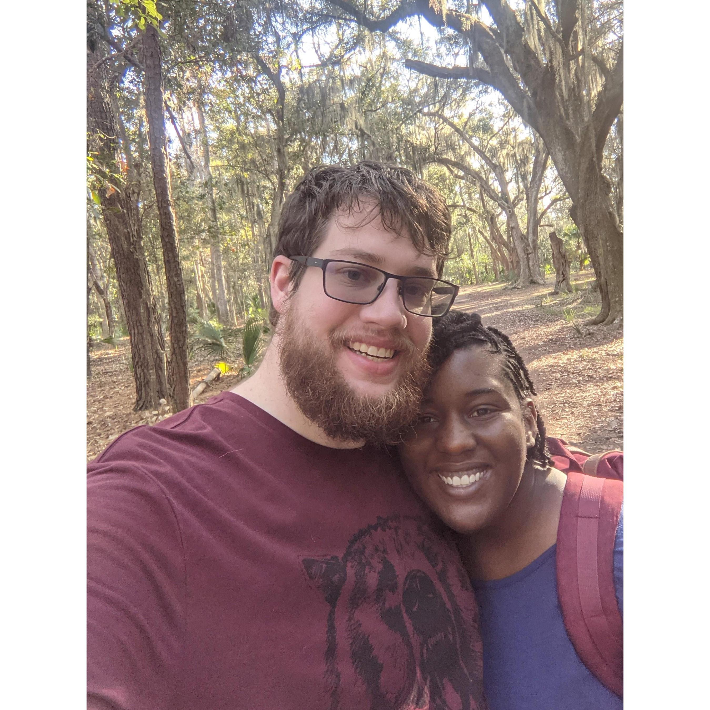 Less then 24hours after she said yes on our date in Savannah.
