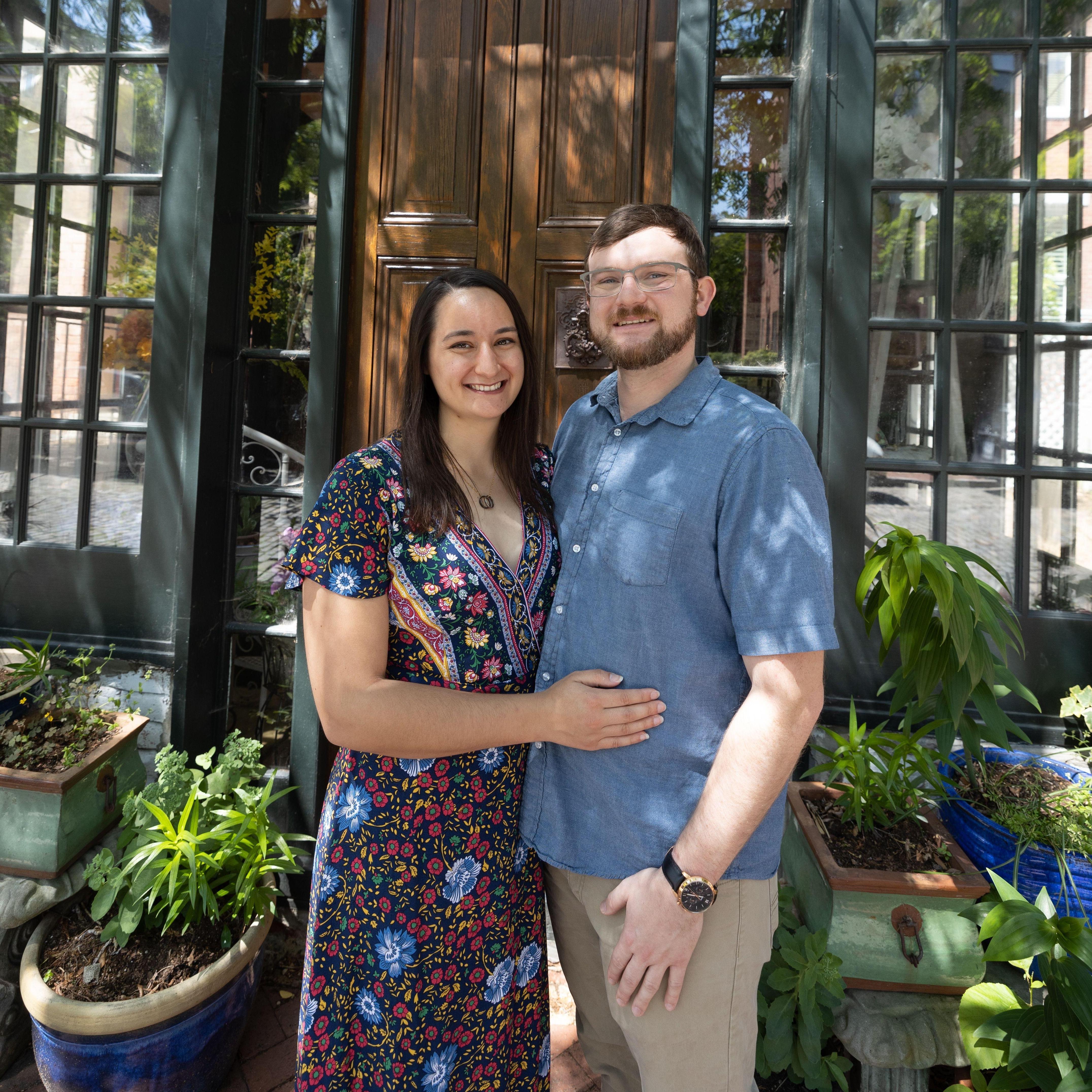 Engagement photos with Weston in Norfolk, VA, May 2023