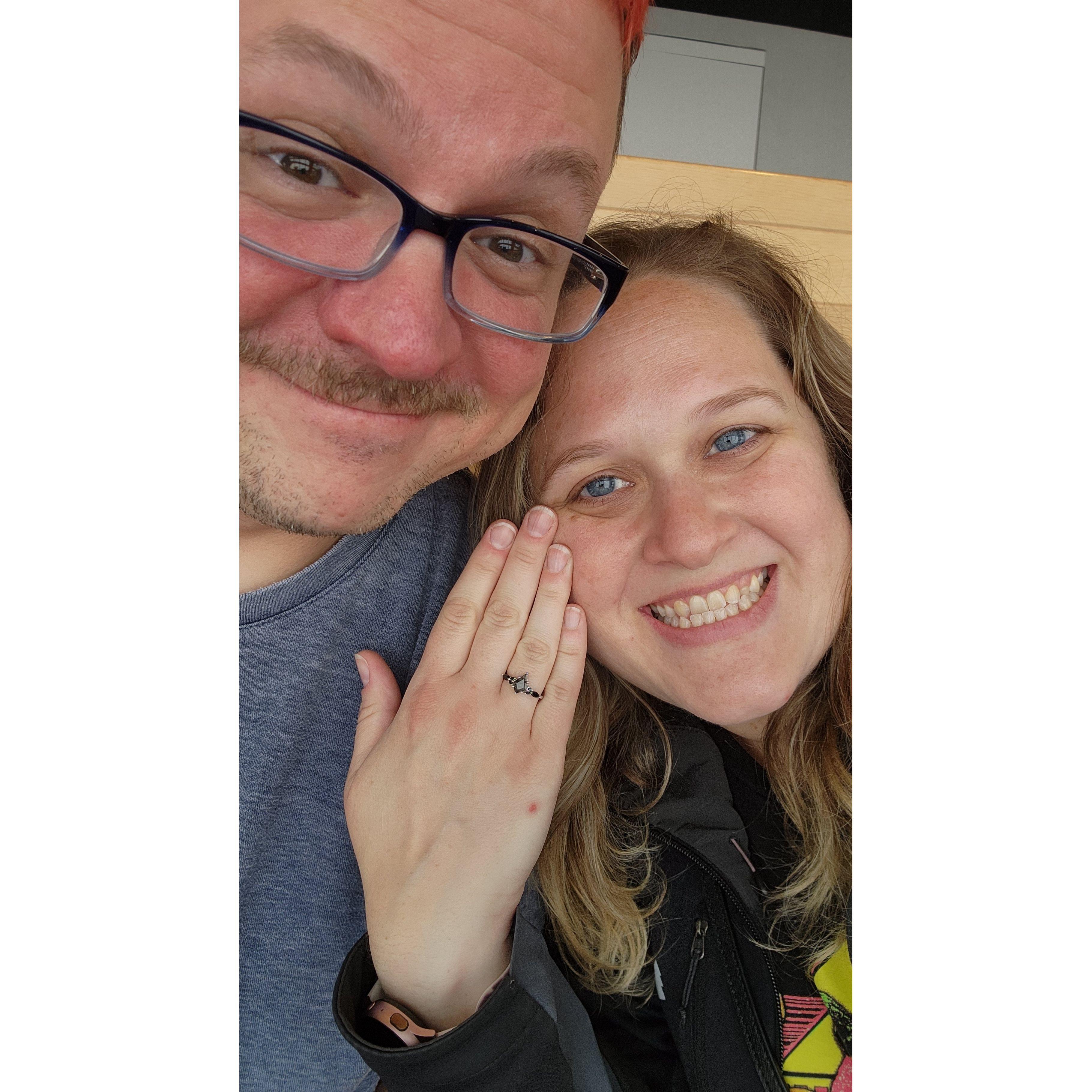 We're engaged! 
June 1, 2024
