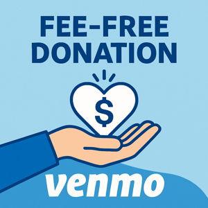 Fee-free Donation via Venmo