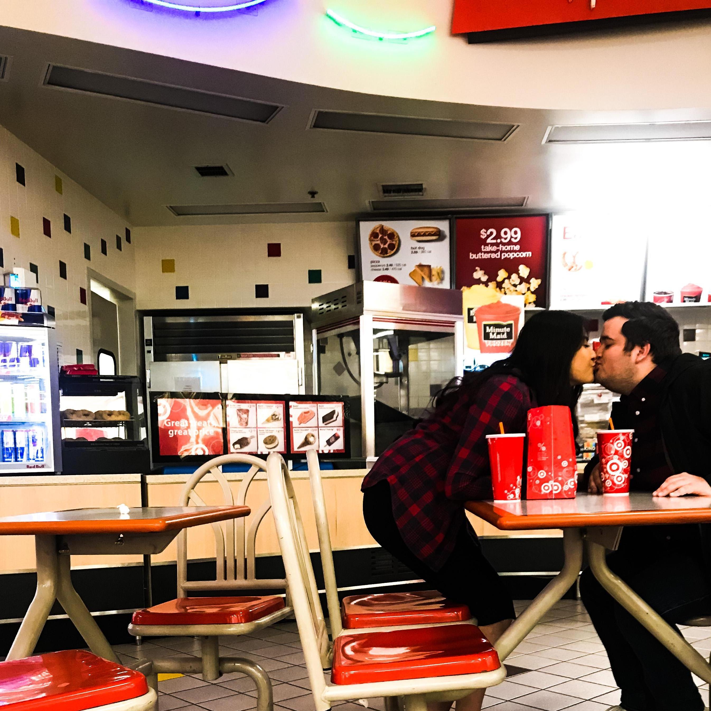 Our little date...well you can guess....it's at Target.