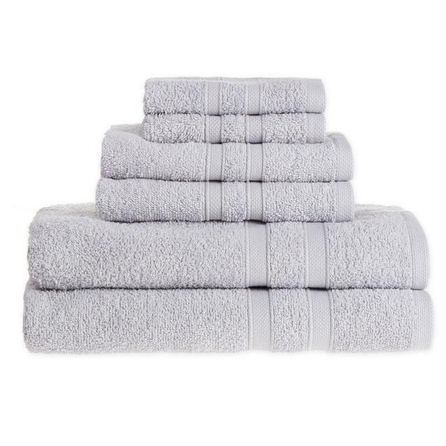 Simply Essential™ 6-Piece Towel Set in Grey