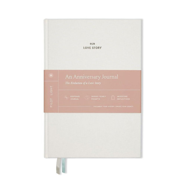 Anniversary Journal: Our Love Story – A Keepsake for Couples to Capture the Evolution of Your Love Story, Wedding Memory Book, Couples Journal, & Anniversary Scrapbook - Wedding Registry Gift & Paper
