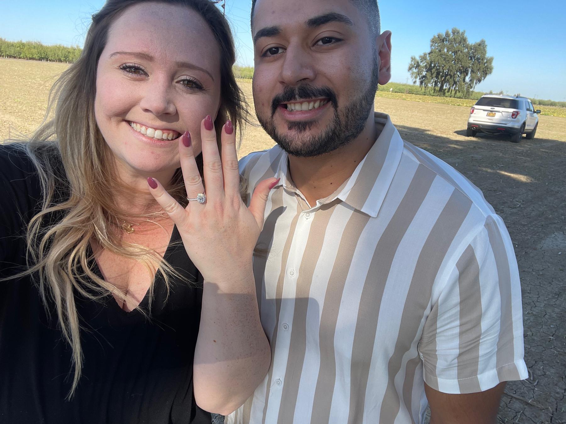 Our first picture engaged!