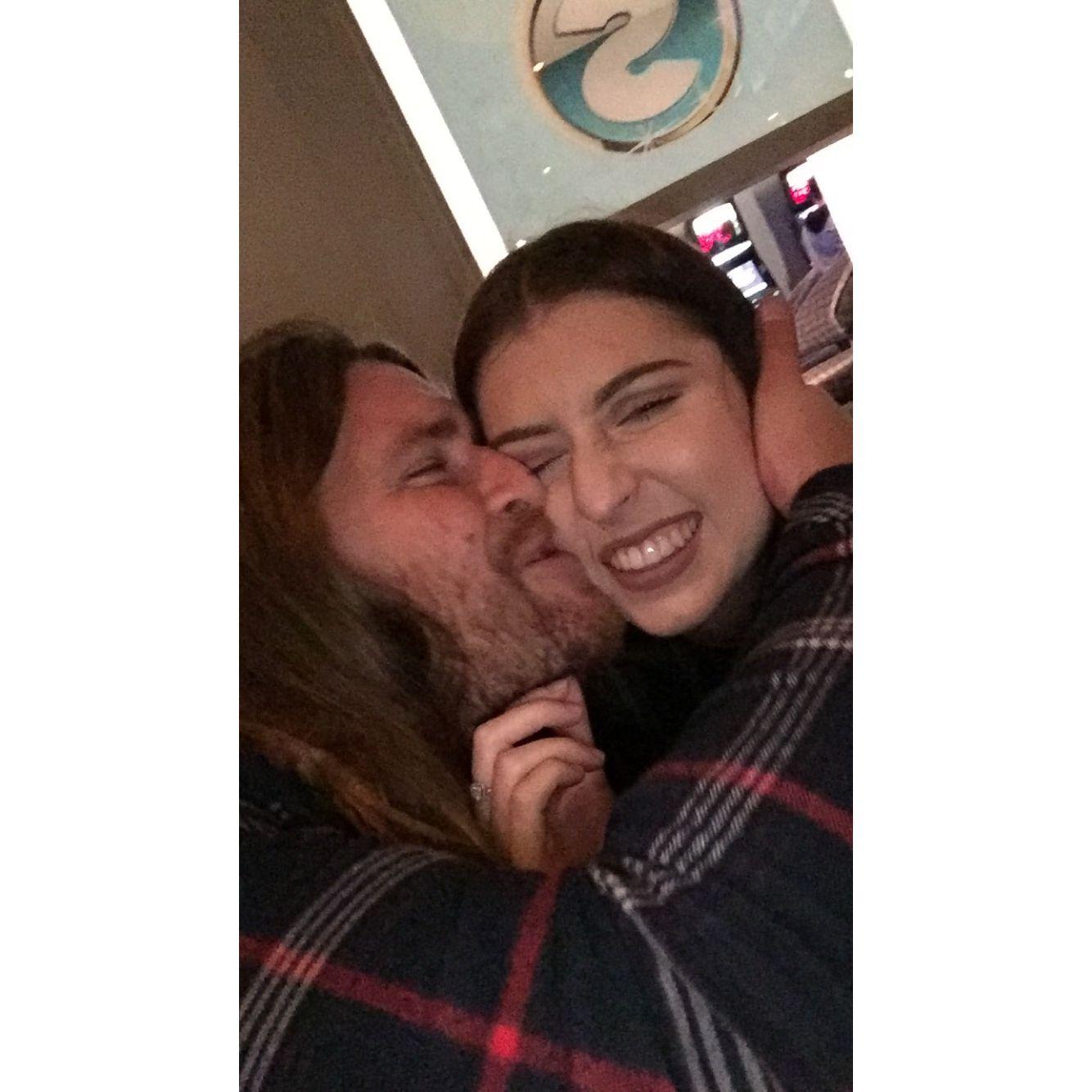 Our first photo together