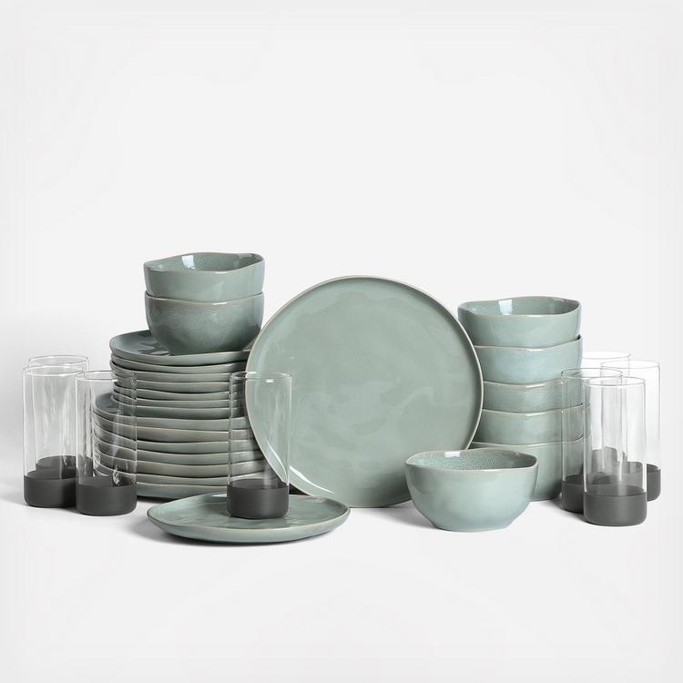 Stone Lain, Mirella 32-Piece Dinnerware Set, Service for 8
