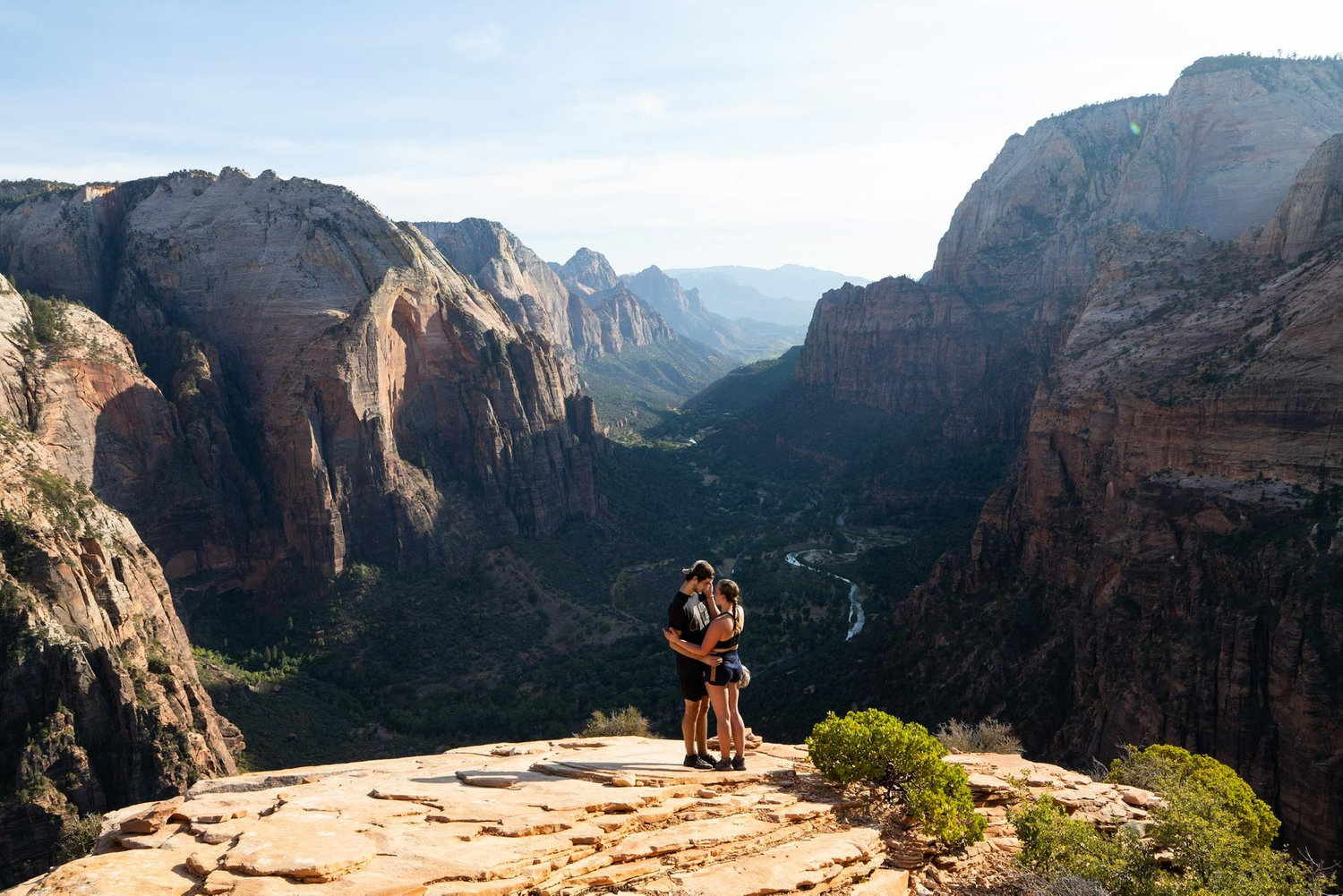 Also in Zion, this is where most tourists thought Connor was proposing... Not yet!