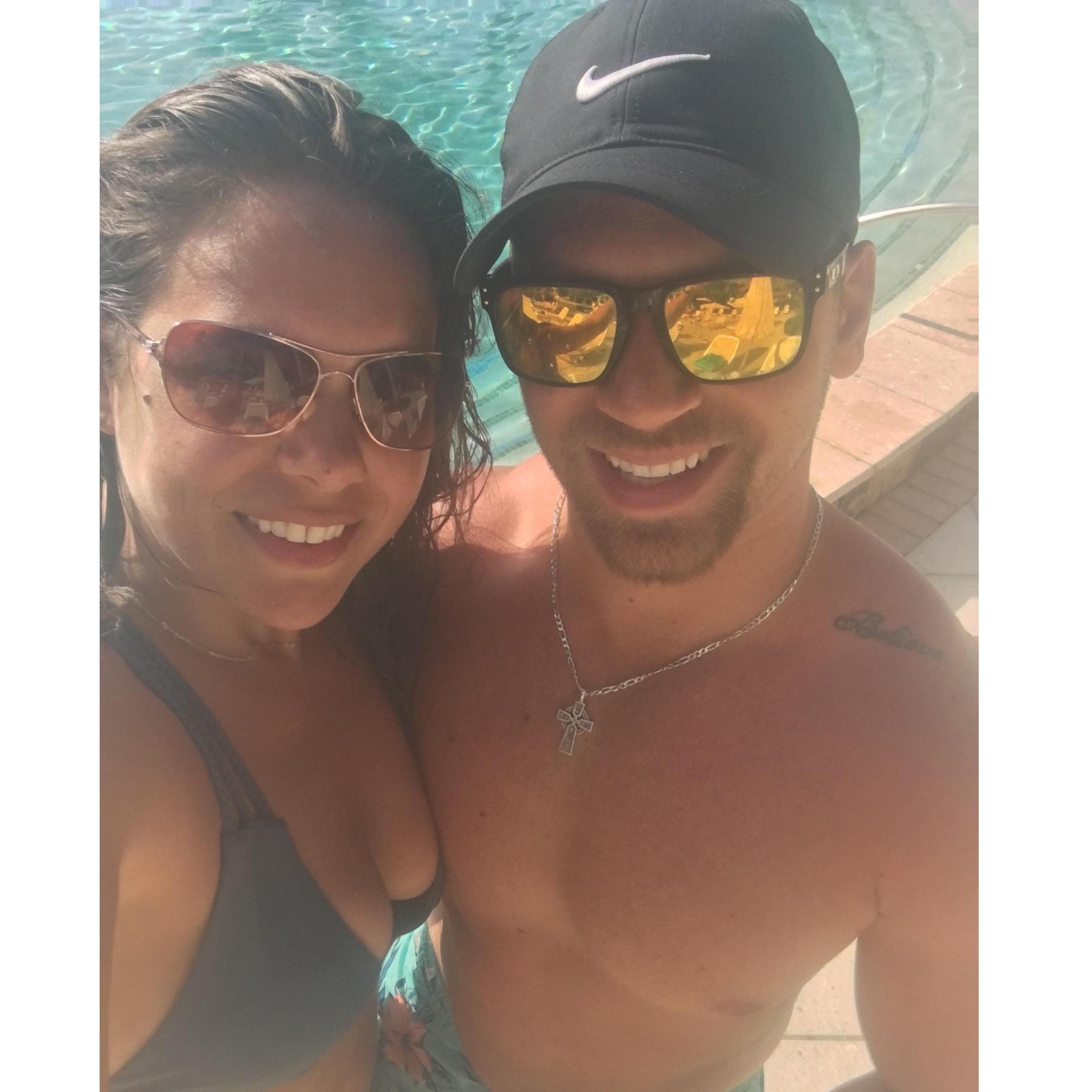First trip just the two of us! St. Martin
