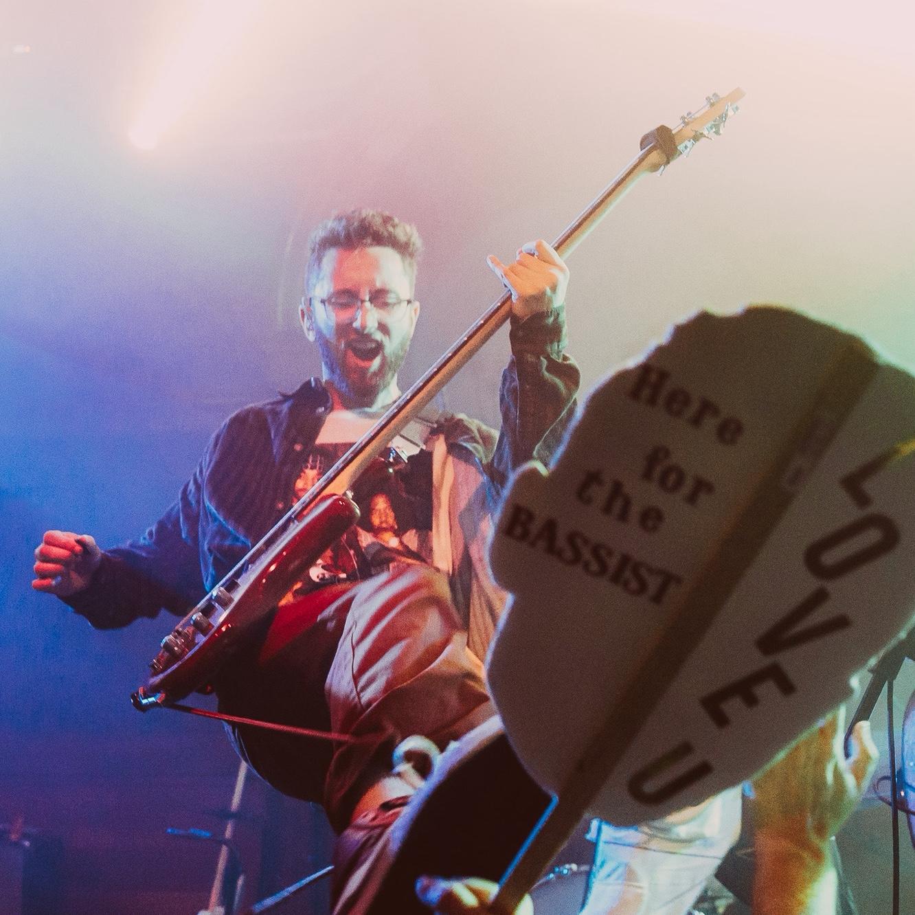 "Here for the Bassist" 
DENIED