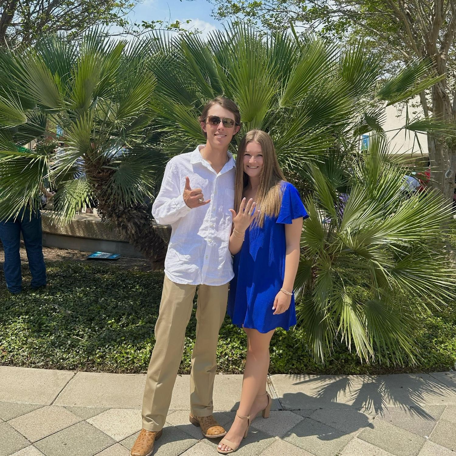Got our college rings together!
