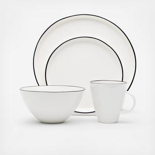 Abbesses 4-Piece Place Setting, Service for 1