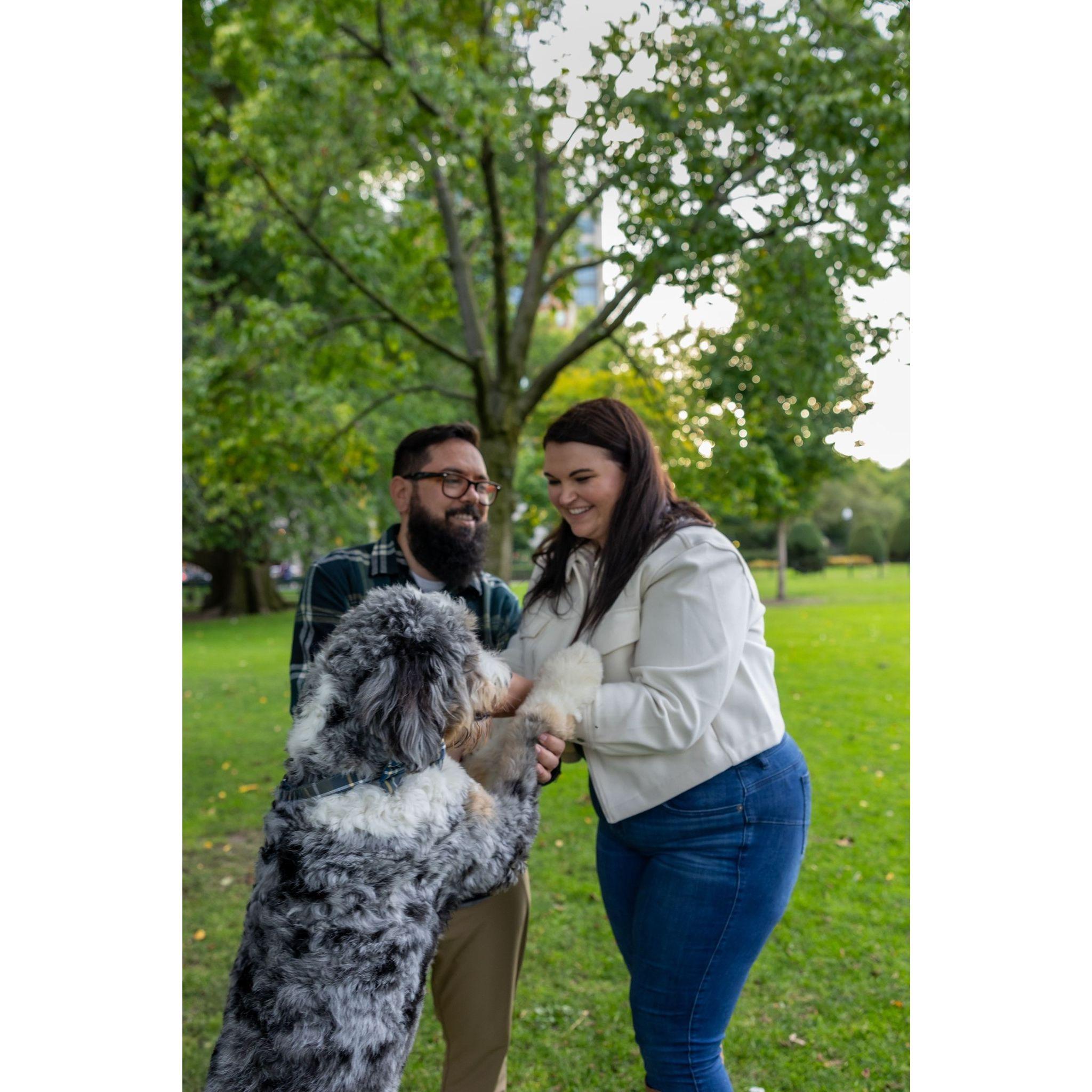 I love the way Joshua is looking at me in this photo