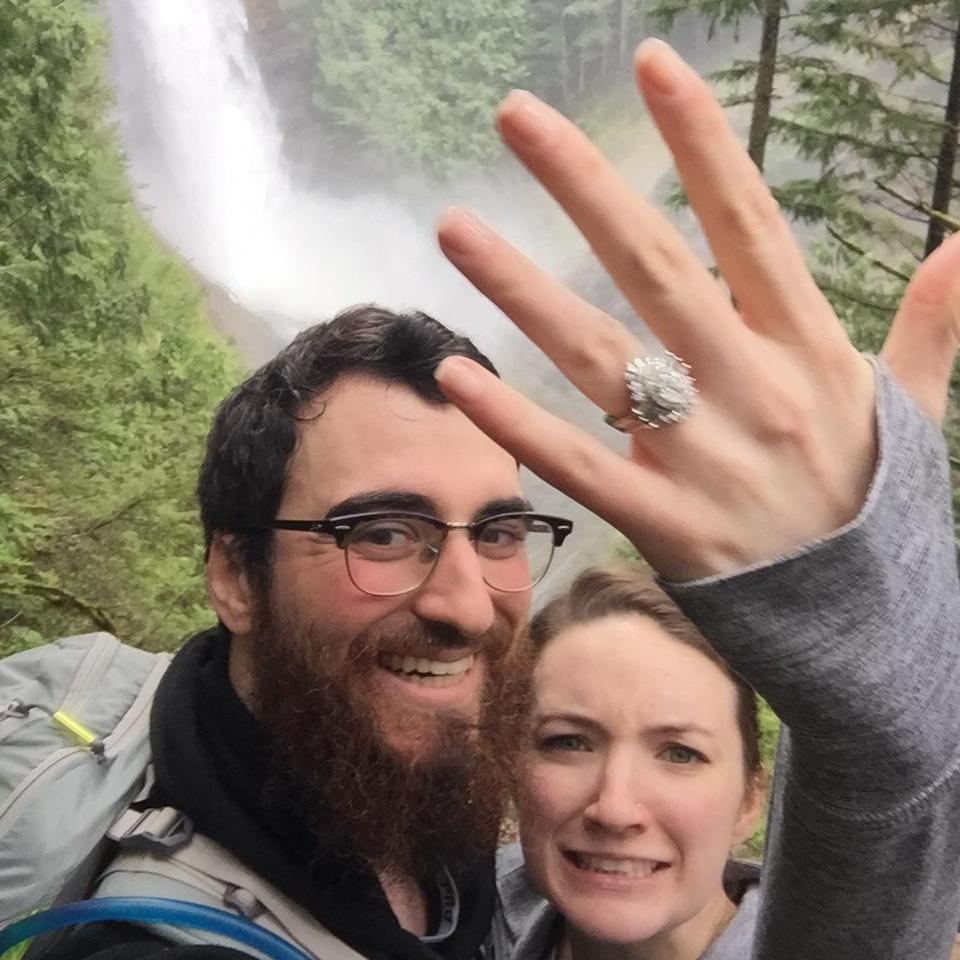 Right after we got engaged, 2018