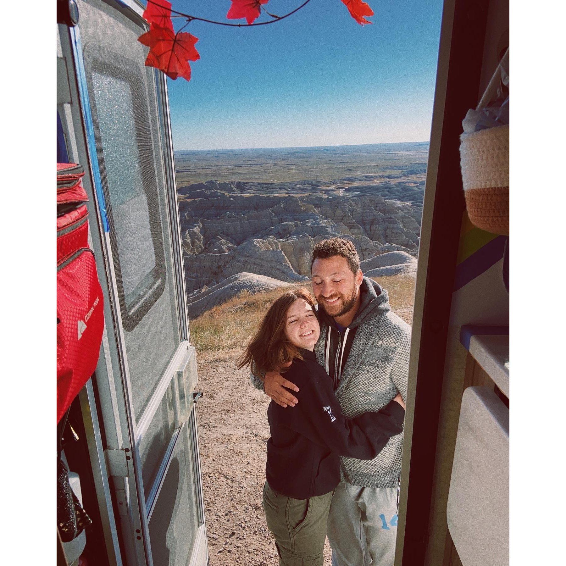 Camping in the Badlands National Park