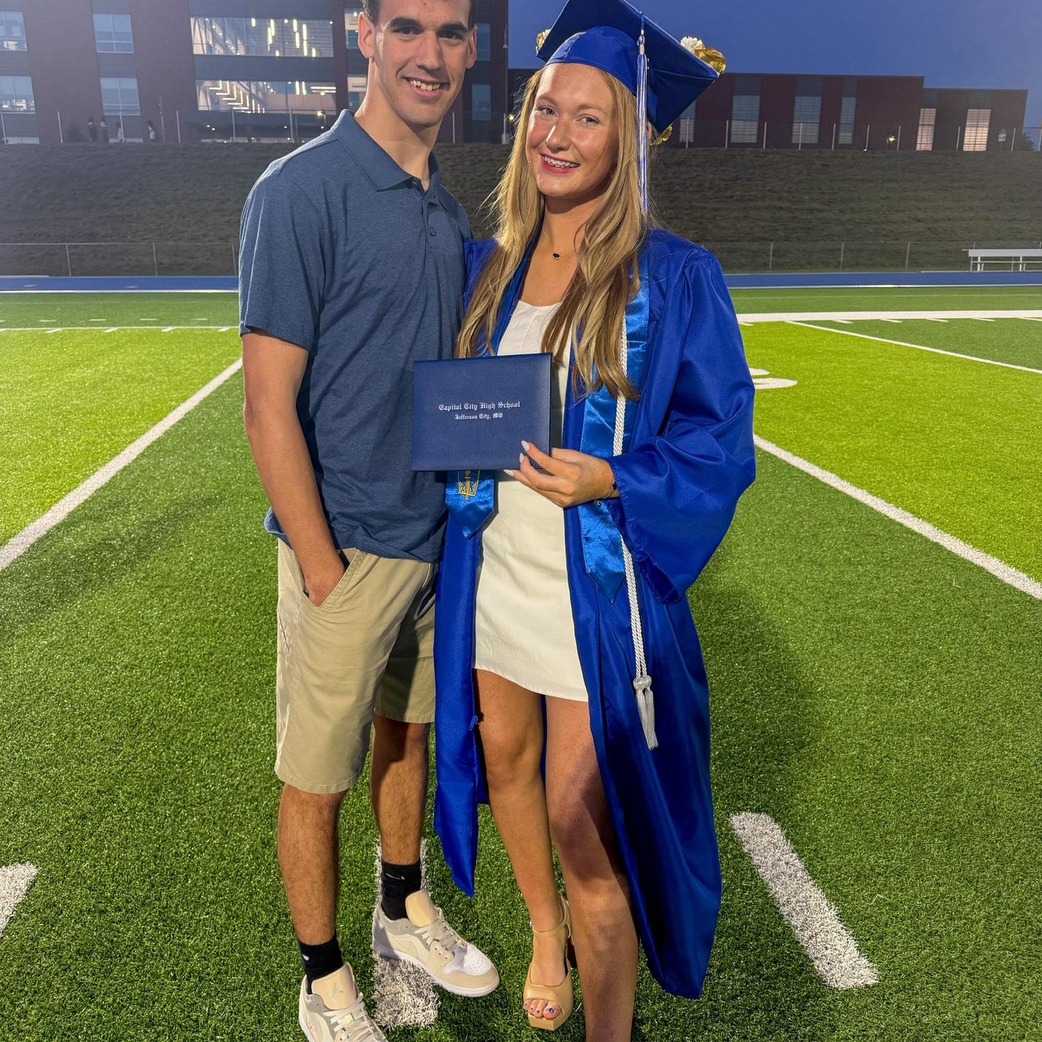 Lydia’s graduation! One year after Konner’s!