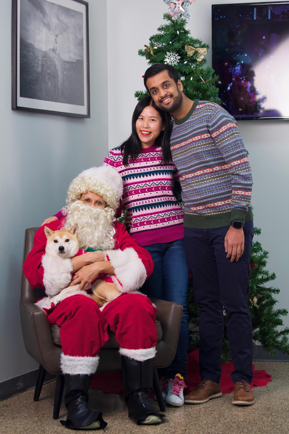 Christmas with the Vet as the Santa!