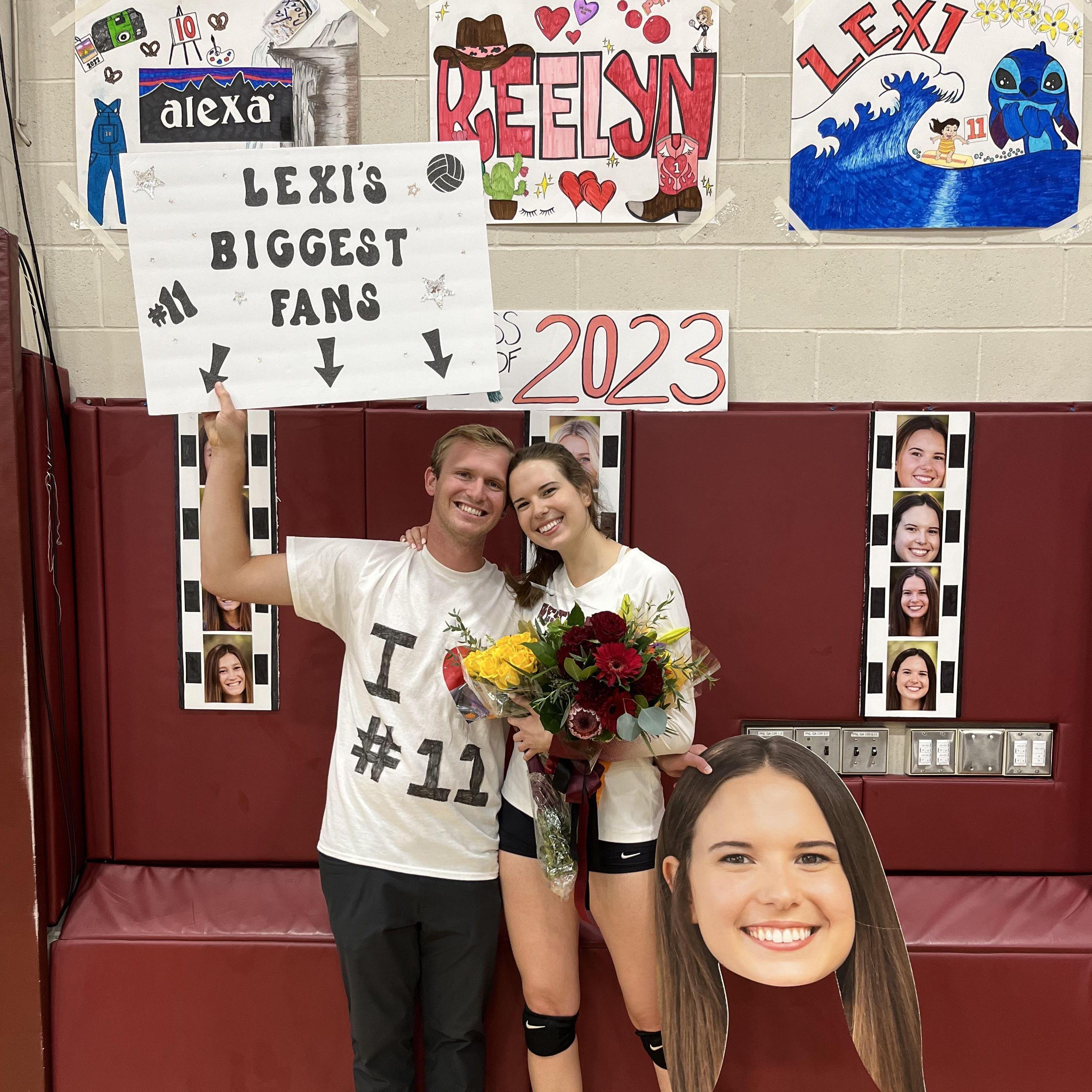 Lexi's volleyball senior night