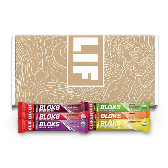 CLIF BLOKS - Energy Chews - Variety Pack - Non-GMO - Plant Based - Fast Fuel for Cycling and Running - Quick Carbohydrates and Electrolytes - 2.12 Ounce (Pack of 12)
