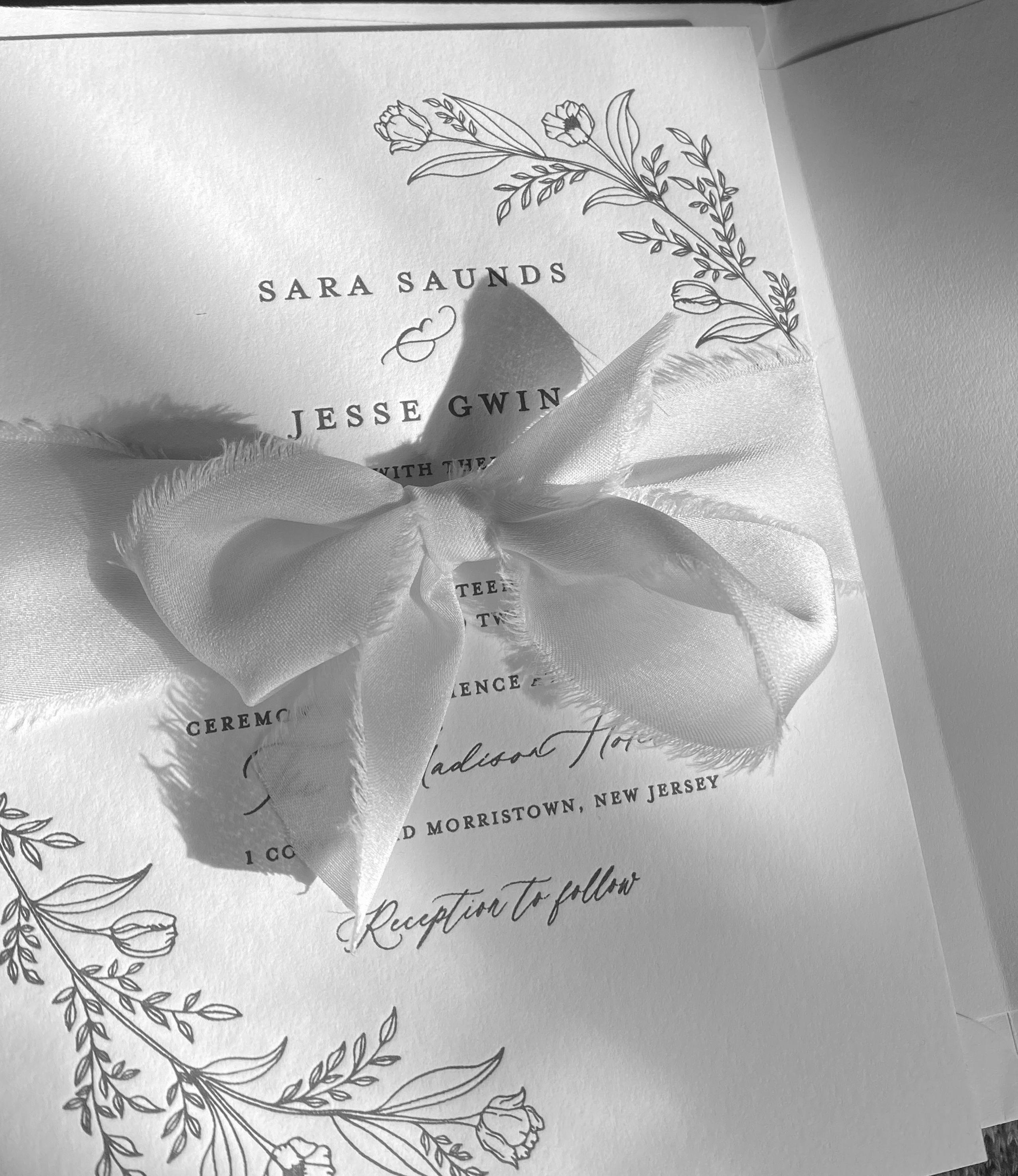 The Wedding Website of Sara Saunds and Jesse Gwin