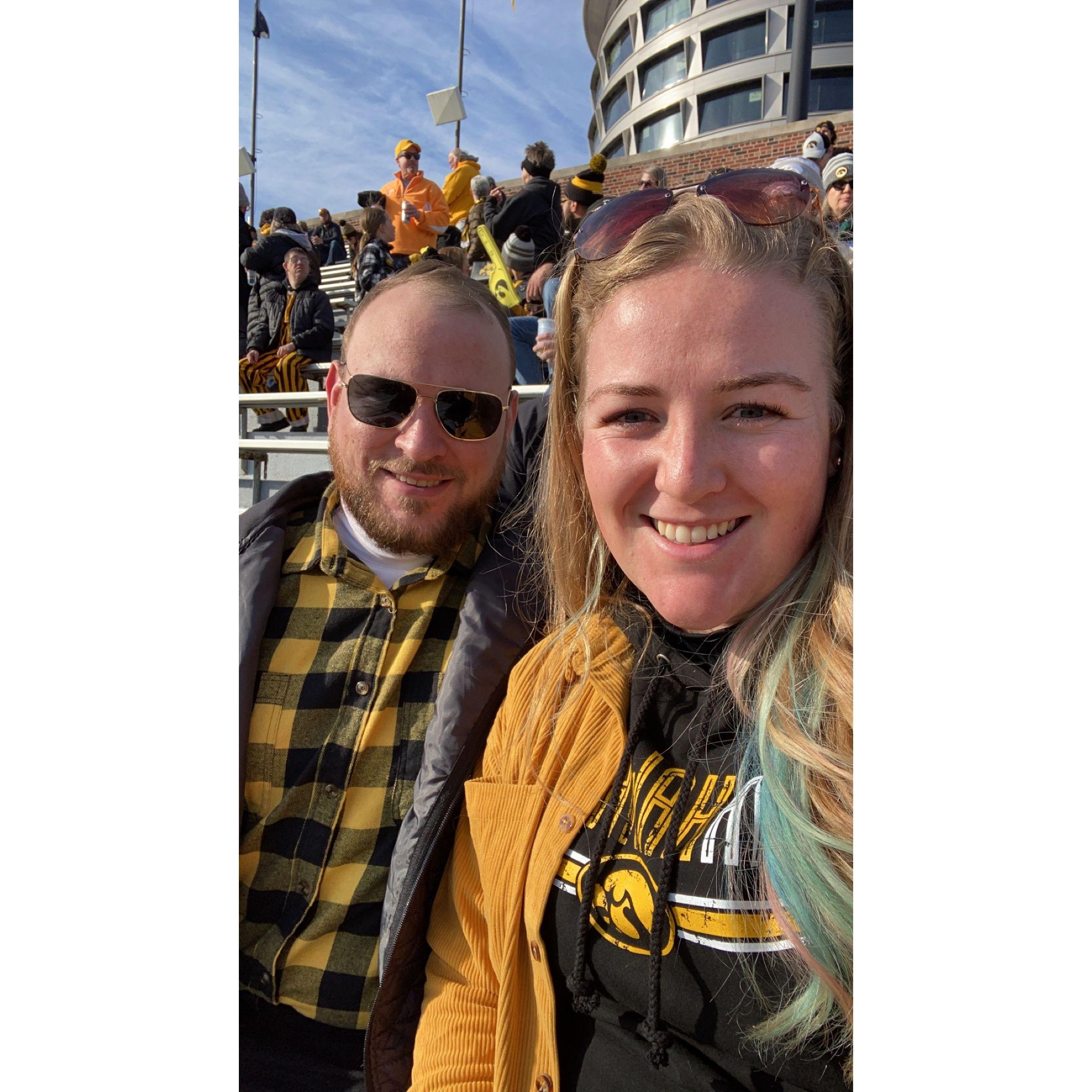 Robert's first Iowa Football game