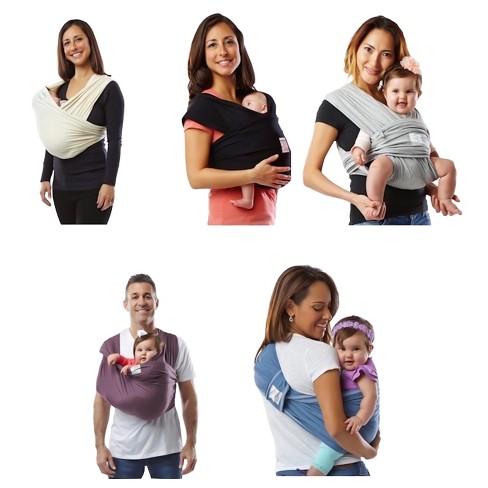 Baby K'tan Original Baby Wrap Carrier - Heather Gray -size Small