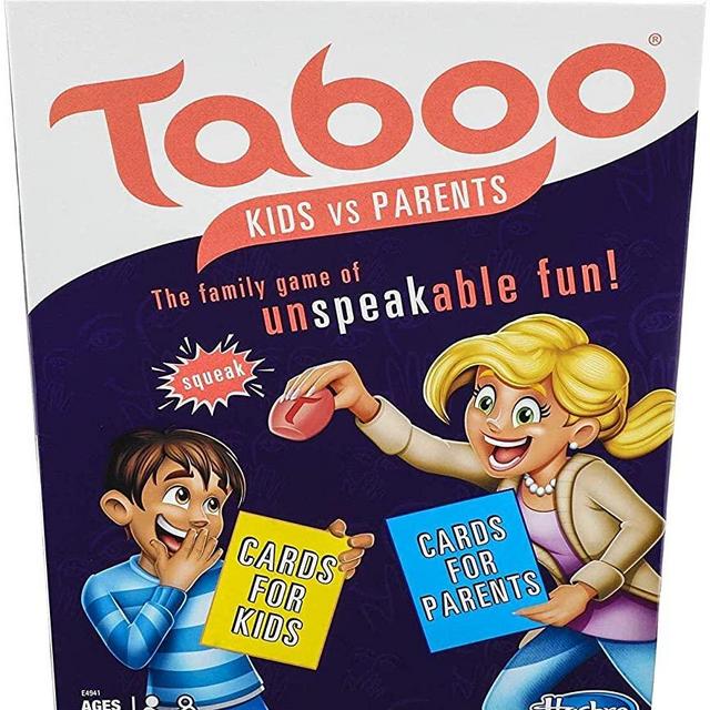 Taboo Kids vs. Parents Family Board Game Ages 8 and Up
