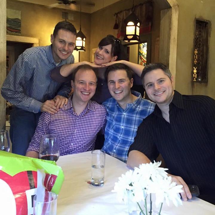 Siblings at Christmas time!