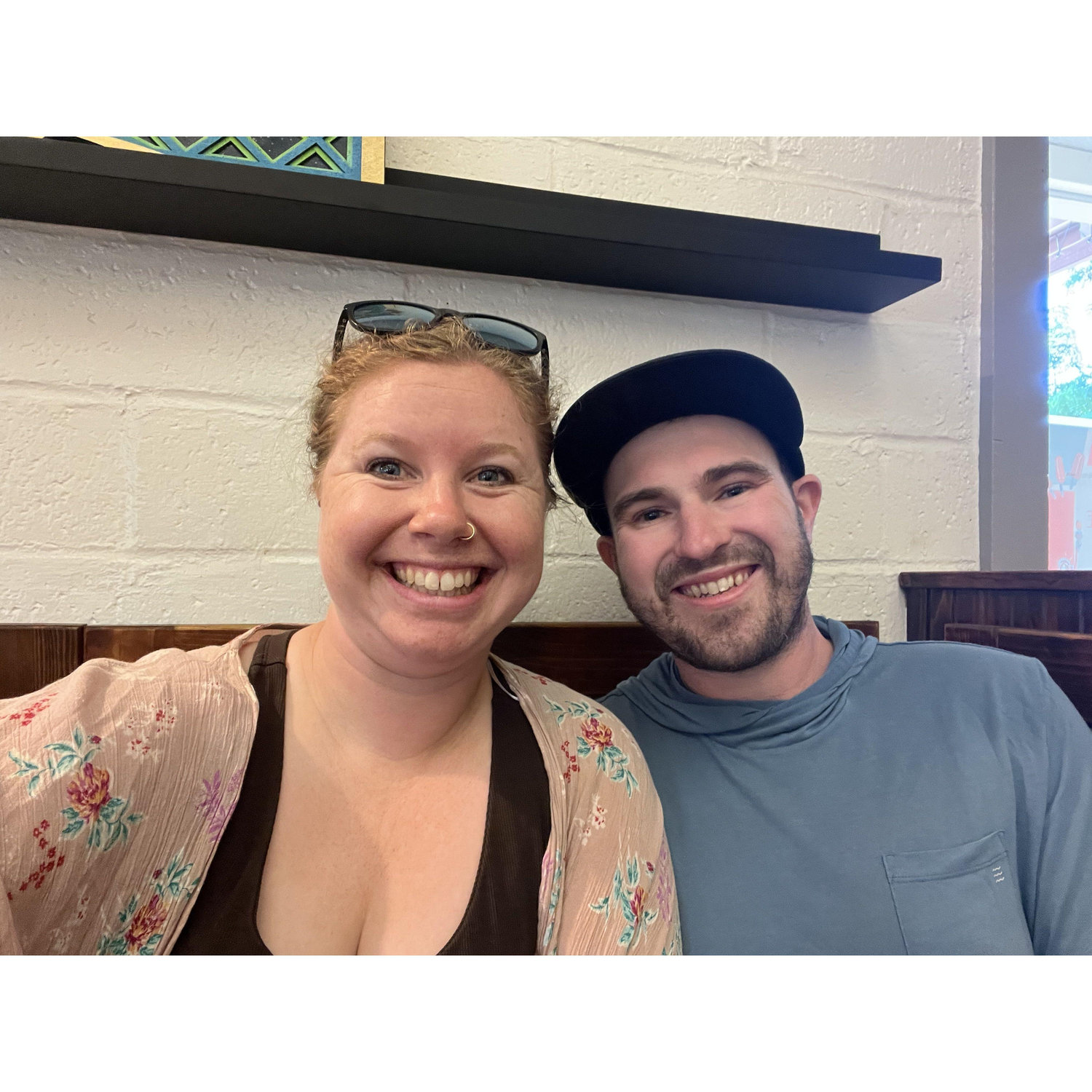 When we went back to where we had our first date at the Rogue Valley Roasting Co in Ashland, OR