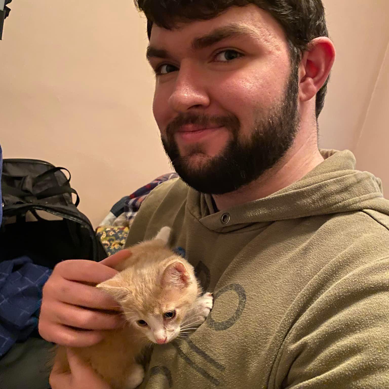 The day we brought home Max for the first time
