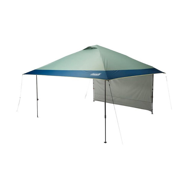 Coleman Oasis Instant Pop-Up Canopy Tent with Side Wall Attachment, 10x10ft/13x13ft Portable Shelter with One-Push Setup & Takedown, Robust Frame with Wheeled Carry Bag