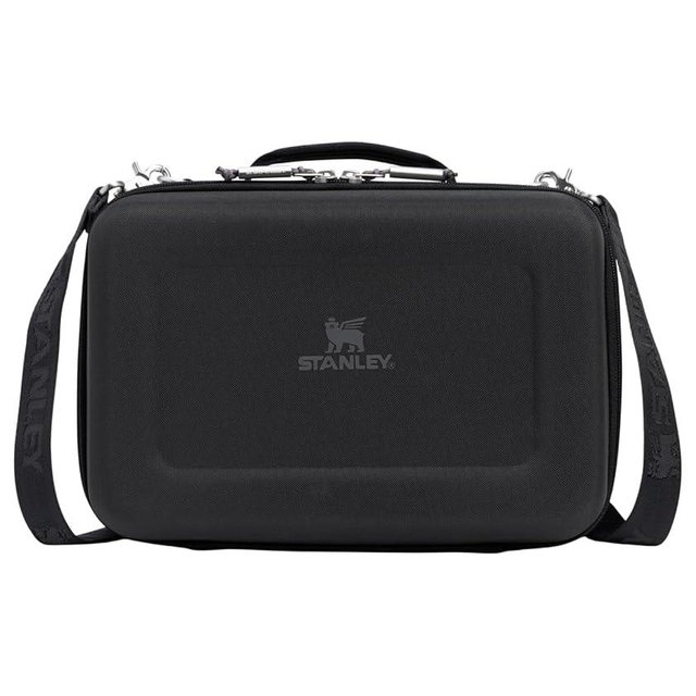 STANLEY All Day Midi Lunch Box | 6.3-quart | EVA Insulated Lunch Bag | Crush Resistant | Adjustable Strap | BPA-Free | Black
