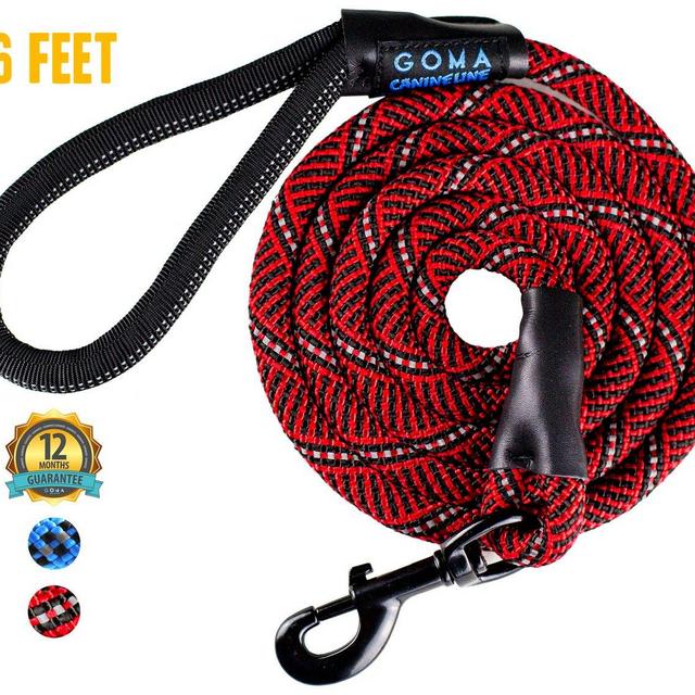 GOMA Chew Resistant Reflective Dog Leash