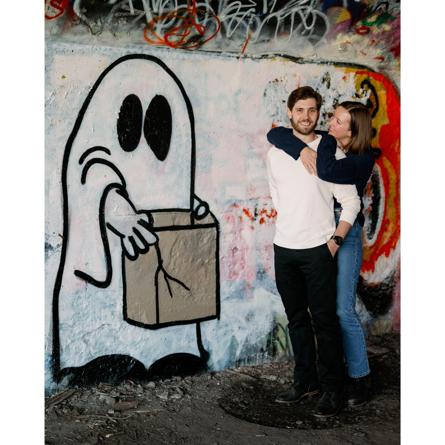 Ghost buddy we found with our amazing photographer Tom on Peaks Island!