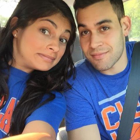 On the road to meet friends to watch the CAVS