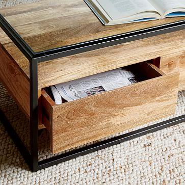 Box Frame Storage Coffee Table