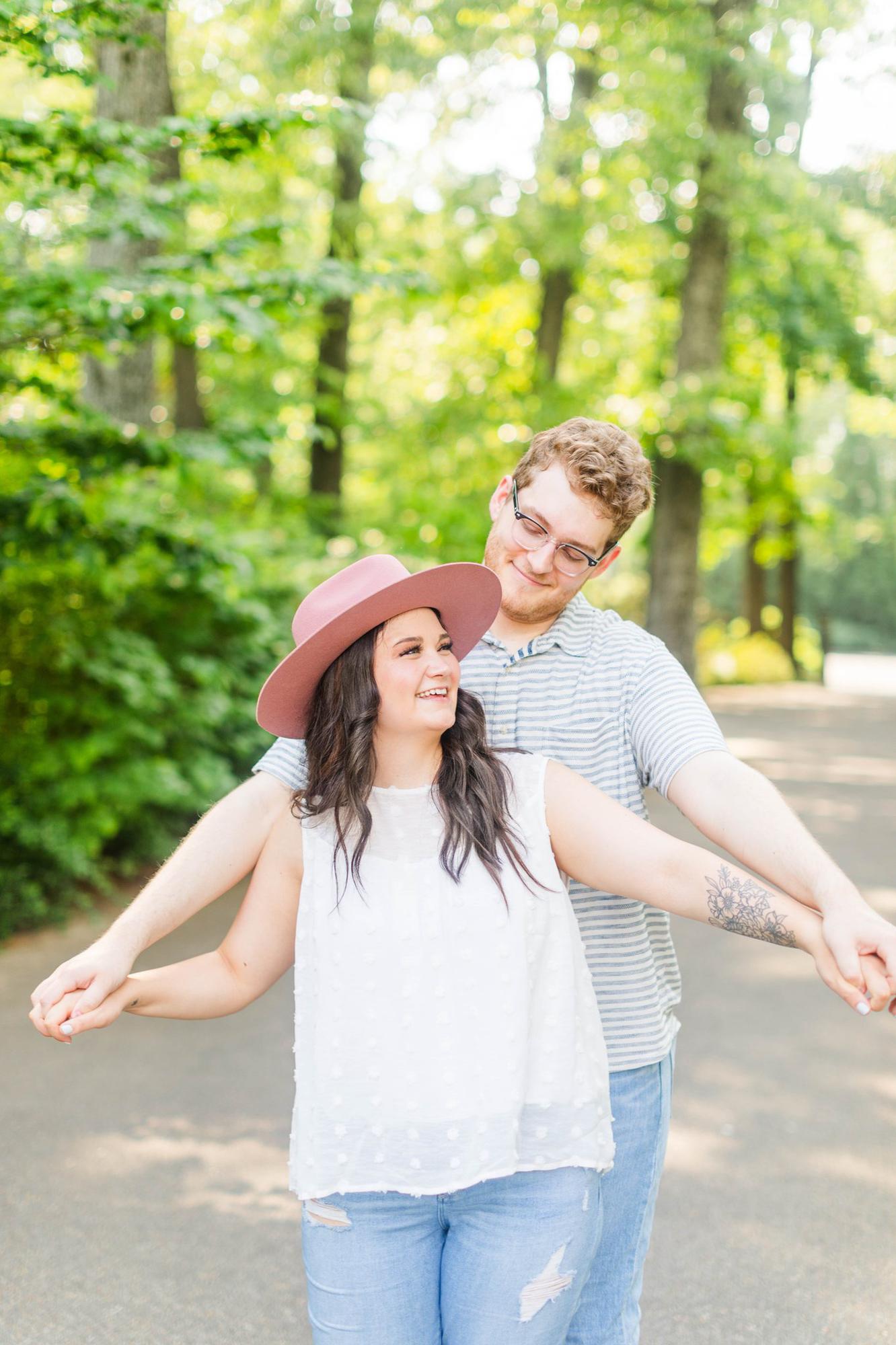 5/11/2022: Engagement photos with our fabulous wedding photographer, Brooke Elliott!
