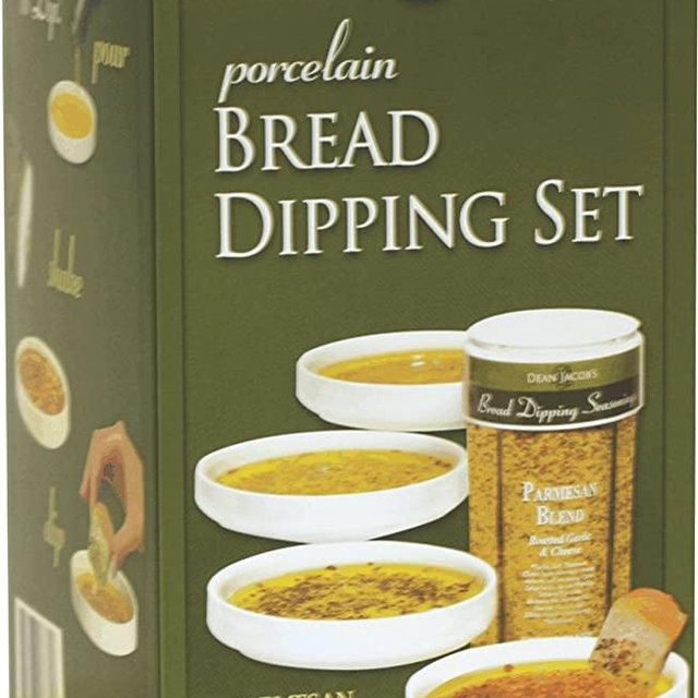 Dean Jacob's Porcelain 5 Piece Bread Dipping Set