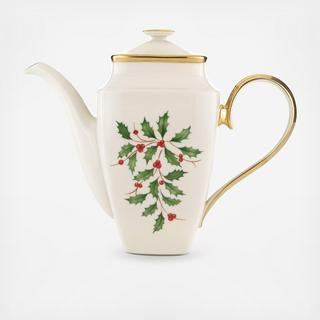 Holiday Square Coffeepot