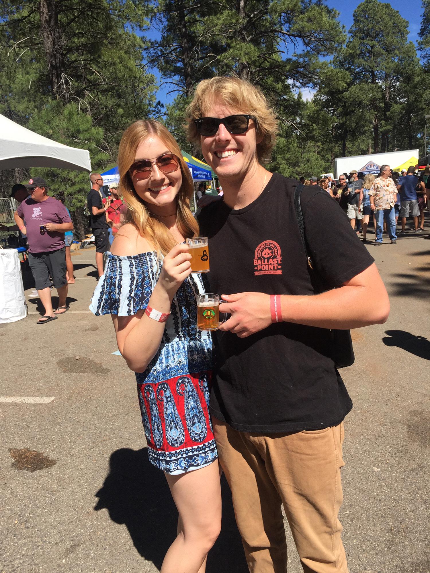 Beer festival in Flagstaff, AZ summer 2017