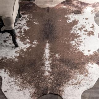 Halina Faux Cowhide Rug